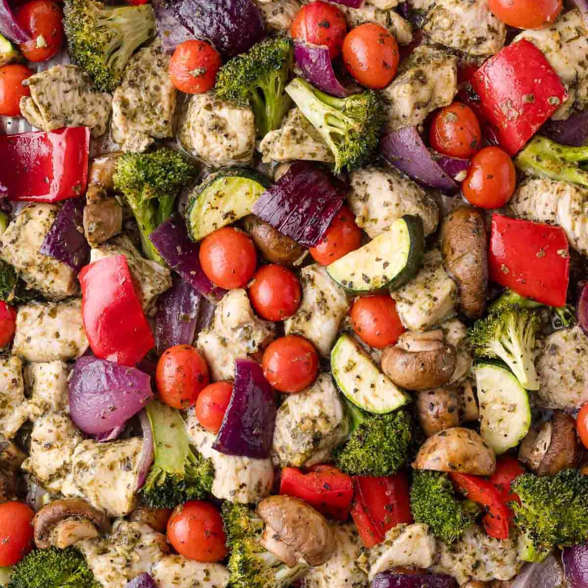 Sheet Pan Pesto Chicken: Delicious Flavor, Minimal Cleanup